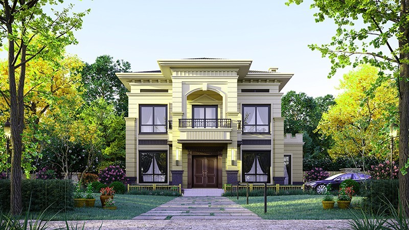 彭山中式合院住宅，开放庭院与邻里乡亲更亲近